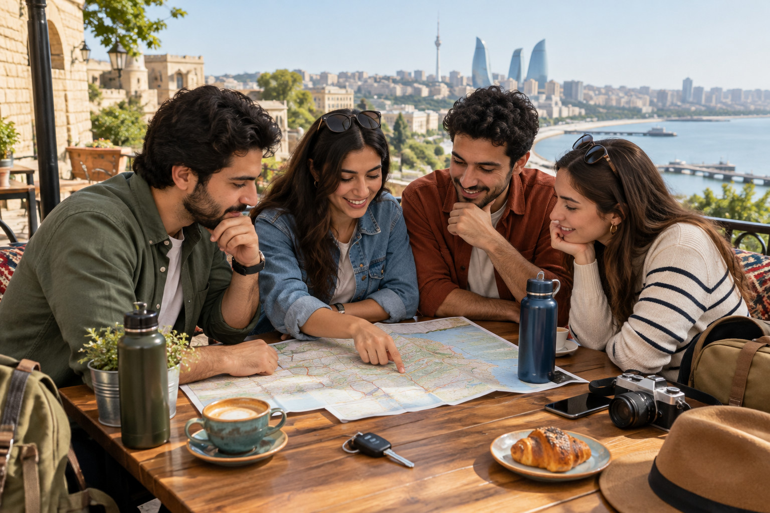 Həftəsonu avtomobil səfəri: xəritədəki vaxtı real gün planına çevirin