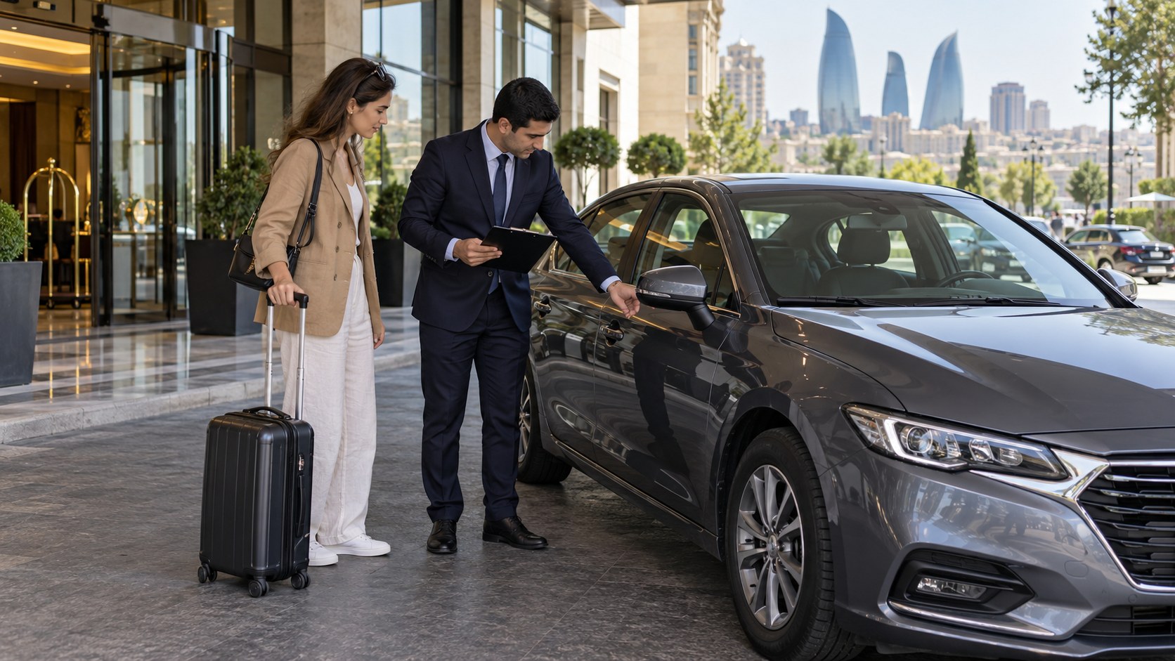 Rental Car Pickup at a Baku Hotel: Parking, Timing and Handover Checklist